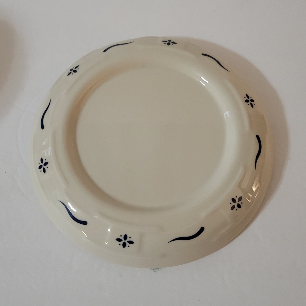 Longaberger Pottery Pillar Candle Holder 4" Wide Candle